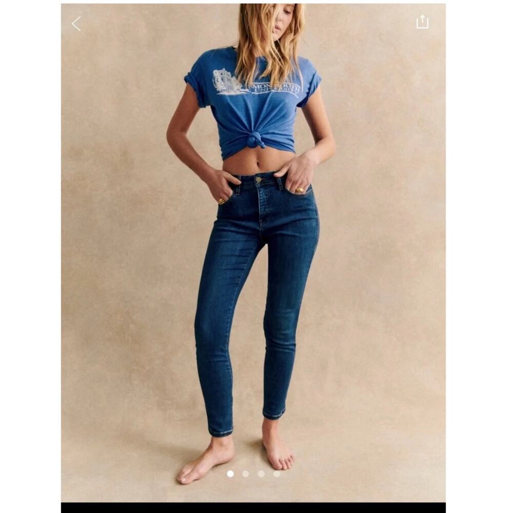 SEZANE Le Slim Parfait Jeans Size 25 Blue